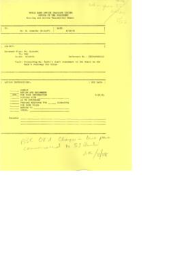 Country Files: China (Three Gorges Project) - Correspondence 01
