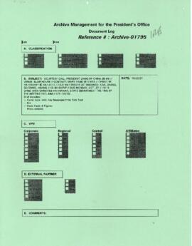 President Wolfensohn - Media Coverage and Interviews - Press Clippings - Courtesy Call - Presiden...
