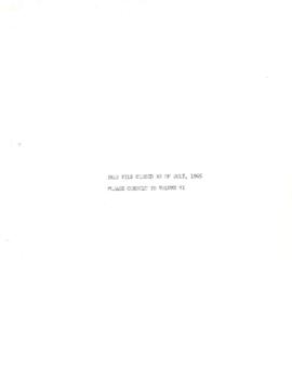Operational - Arbitration - Settlement of Investment Disputes [SID] - Correspondence - Volume 5