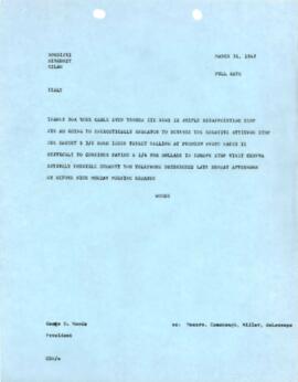 President George D. Woods Chronological Records - Volume 18