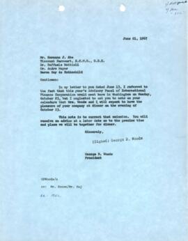 President George D. Woods Chronological Records - Volume 19