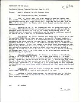 President's papers - Robert S. McNamara Memoranda for the Record - Memoranda 10