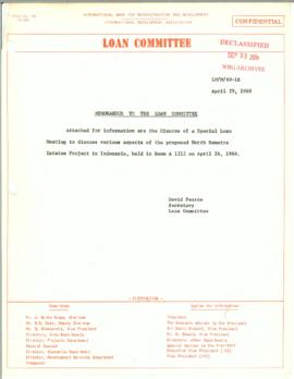 Staff Loan Committee - Meeting Minutes - 1969 - (February - April)