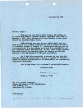 President George D. Woods Chronological Records - Volume 17