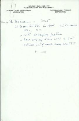 Leonard B. Rist - United Kingdom Credit Conditions - Correspondence - 1945 - 1957