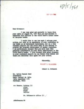 President's papers - Robert S. McNamara Chronological files - (outgoing) - Chrons 09
