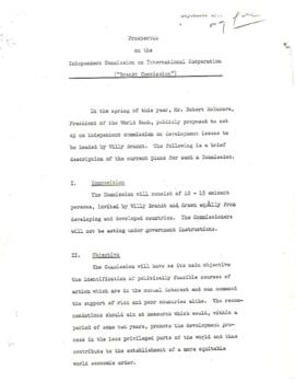 Brandt Commission - 1977