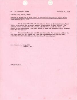 K.C. Zachariah - Chronological Records - July 7, 1978 - December 26, 1978