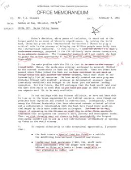 Country Files: China - Correspondence 02