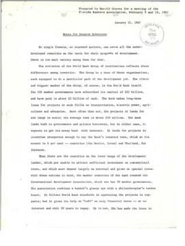 Robertson - Articles and Speeches (1967)