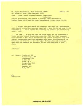 Turkey - Keban Power Project - Loan 568 / Power Transmission Project (TEK) - Loan 0763  - Report ...