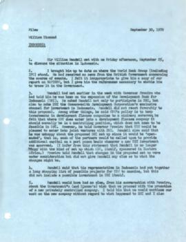 William Diamond Chronological files - 1970-09