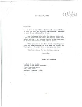 Robert S. McNamara Personal Chronological Files - Chrons 11