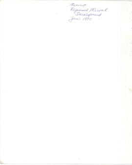 Shelton H. Davis - Field Notes - Mexico - Regional / Rural Development