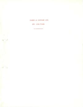 Liaison - United Nations [UN] - Economic and Social Council - 1961 - Correspondence - Volume 1