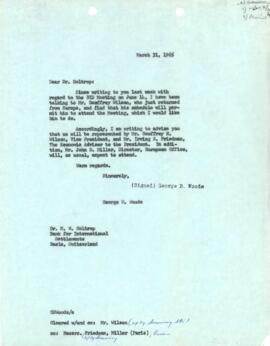 President George. D. Woods - Chronological Records - Volume 10 - January - March 1965