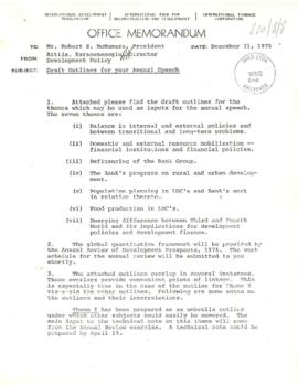 VPD - Director, Development Policy - McNamara File - December 1975 - Folder 8