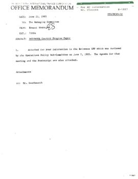 Country Files: Botswana - Correspondence 01