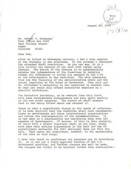 VPD - Director, Development Policy - McNamara File - July - August 1974 - Folder 5