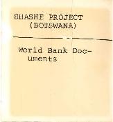 Shashe Project - Botswana - World Bank Documents