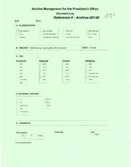 President Wolfensohn - Briefing Book for President's Meetings and Events - Felicite Herzog - Octo...