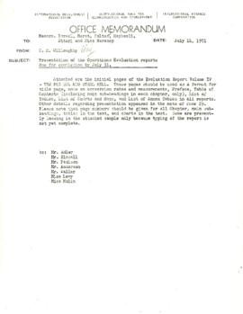 Power - Comparative Review - Terms of Reference, Initial Documents, Notes - 1971