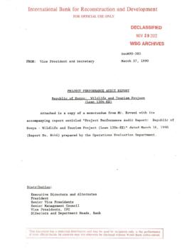 Kenya - Wildlife and Tourism Project - PAR - 1v