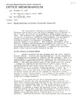 The Council of Mutual Economic Assistance [CMEA] - Today and Tomorrow, by Martin Schrenk - Report...