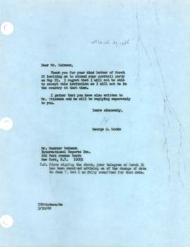 Irving S. Friedman - Chronological File - 1966 Correspondence - Volume 1