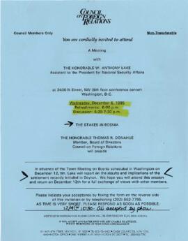 President Wolfensohn - Briefing Book for President's Meetings and Events - W Anthony Lake - The S...