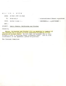 President Wolfensohn - Briefing Book for President's Meetings and Events - Memorial Service - Pri...