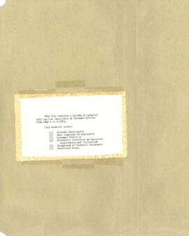 Liaison - United Nations [UN] - Economic Affairs - 1946 / 1953 - Correspondence - Volime 1