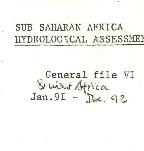 Sub Saharan Africa Hydrological Assessment - General - Volume 6 - West Africa - January 1991 - De...