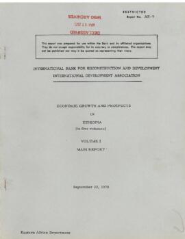Ethiopia - Ethiopian Electric Light and Power Authority [EELPA] - Reports - Volume 1