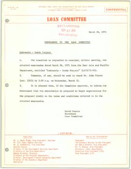 Loan Committee - 1971 - Volume 9