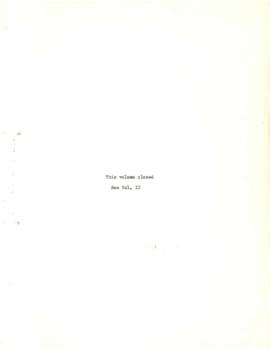 Organization - Development -  IDA International Development Association - Correspondence - Volume 1