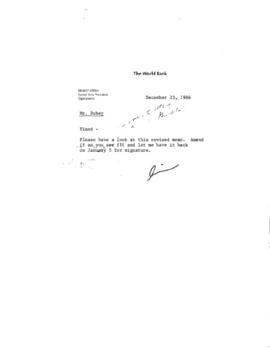 Ernest Stern Chronological files Senior Vice President Operations - Correspondence - Volume 60