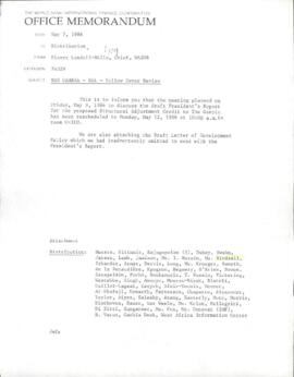 National Health Project - The Gambia - Credit 1760 - P000812 - Structural Adjustment Loan [SAL] -...