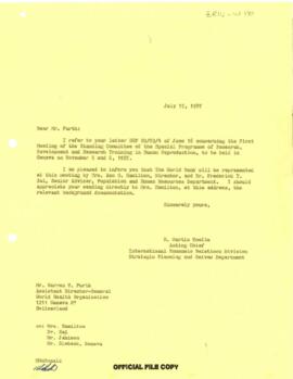 External Relations International United Nations [ERIU] - World Health Organization - 1987 / 1989 ...