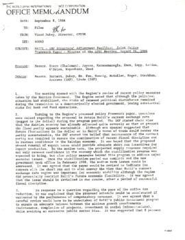 Loan Committee agenda and minutes - SAF (OPSC / OPC) - set