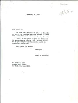 Robert S. McNamara Personal Chronological Files - Chrons 07