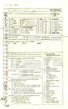 Tolai - Dissertation Data Collection Forms - 1-4