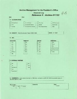 President Wolfensohn - Briefing Book for President's Meetings and Events - World Development Repo...