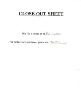 UN Commission on Human Rights [UN-CHR] - Correspondence - Volume 2