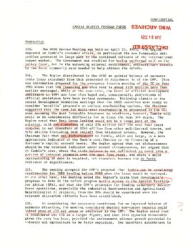 Clausen - Country Files - Zambia - Correspondence - Volume 1