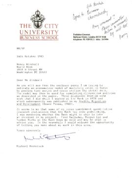 Policy Research Papers - Beenstock, Michael - Model for Public Health Sector Planning in Developi...