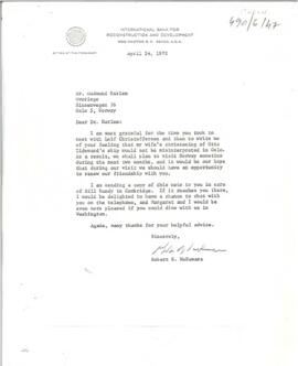 Robert S. McNamara Personal Chronological Files - Chrons 17