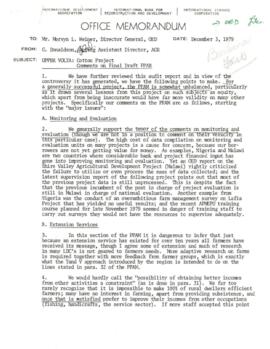 Burkina Faso - Cotton Project - Report 2793 - set