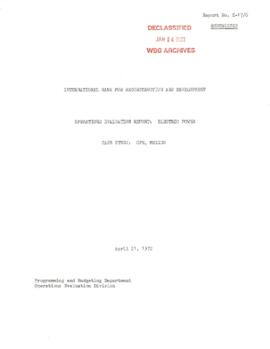 Mexico - Power - Comision Federal de Eletricidad [CFE] - Case Study - 1972