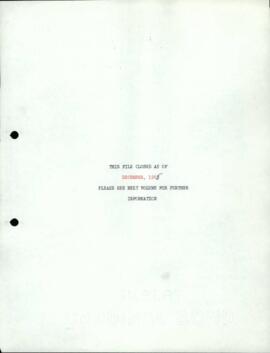 Operational - Contractors - General - Correspondence - Volume 1
